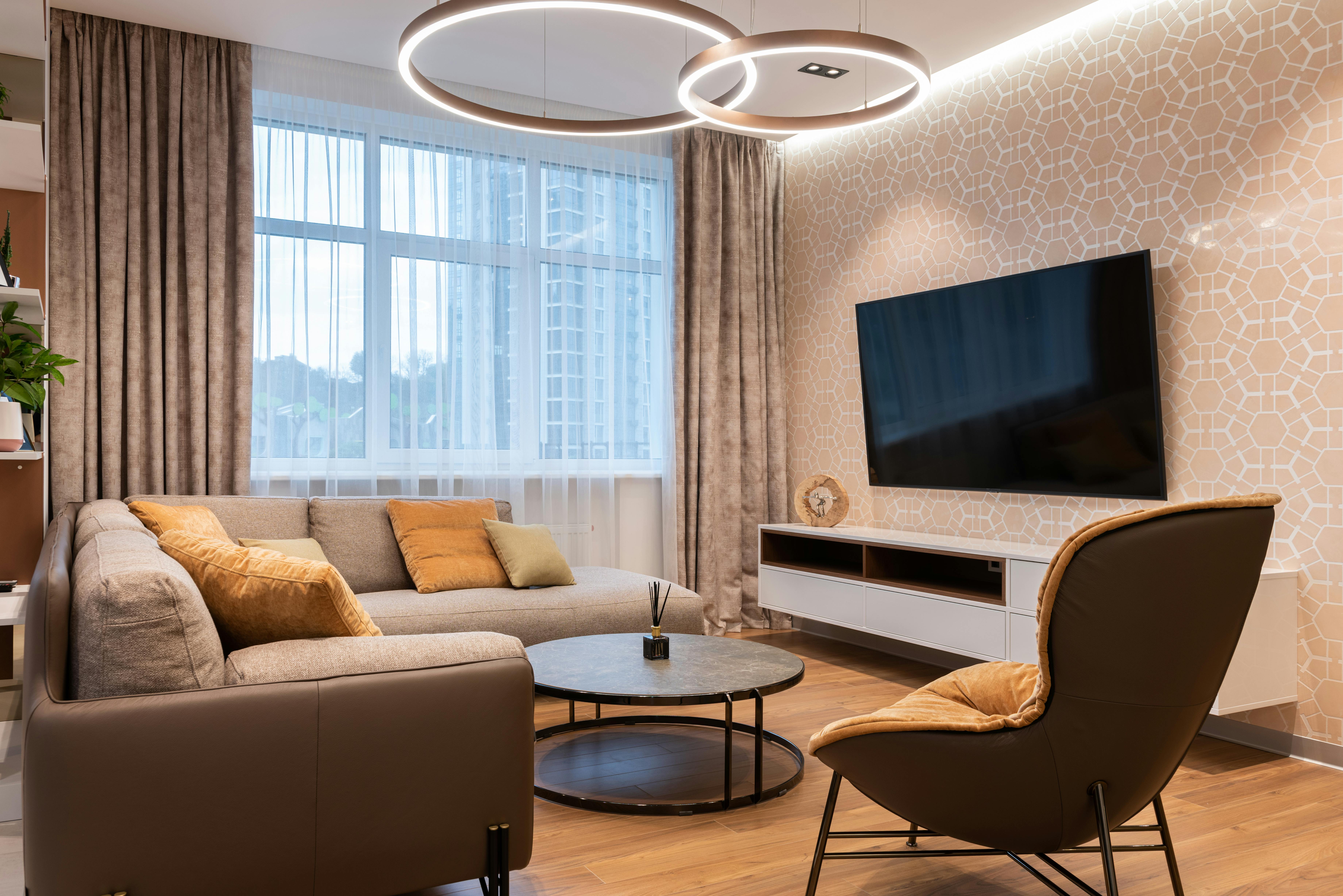 Modern apartment building